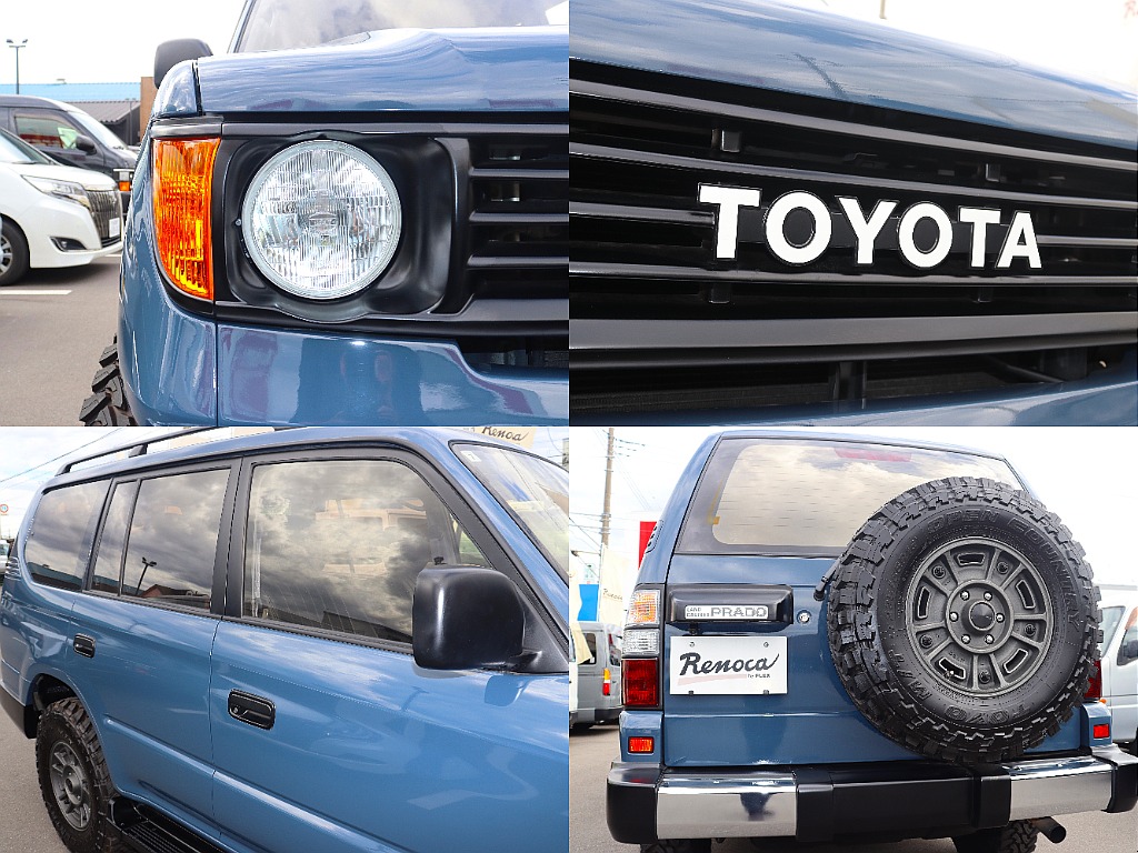 丸目ヘッドライトとTOYOTAのアルファベットエンブレムによりどこか懐かしさを感じるフェイスに！