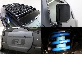 新品ＧＩ ＧＥＡＲルーフラック☆各所ブラックアウト☆新品背面レスキット☆新品２インチアップコイル☆