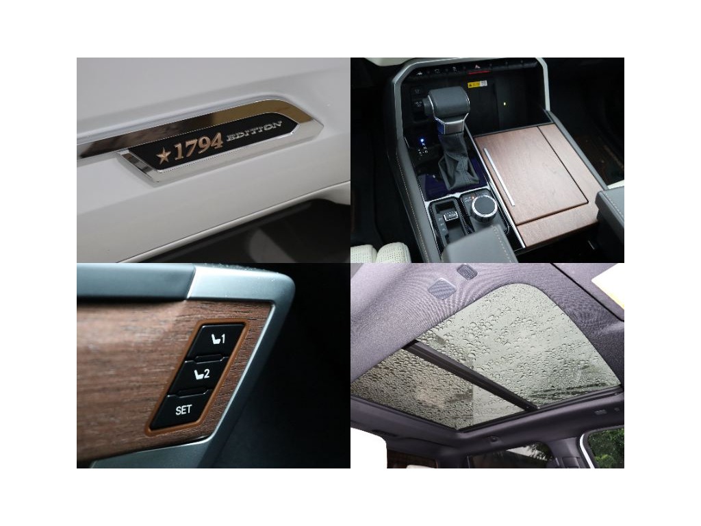 1794専用エンブレムに専用フロアマット！シートメモリーも高級車の証ですね☆