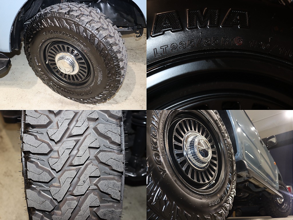 □DEAN　カリフォルニアホイール □YOKOHAMA　ジオランダーM/T　LT235/85R16タイヤ