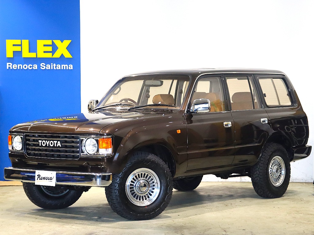 ベース車両は 平成9年式ランクル80VX-LTD最終モデル BMW MINI純正カラーホットチョコレートNEWオールペイント！