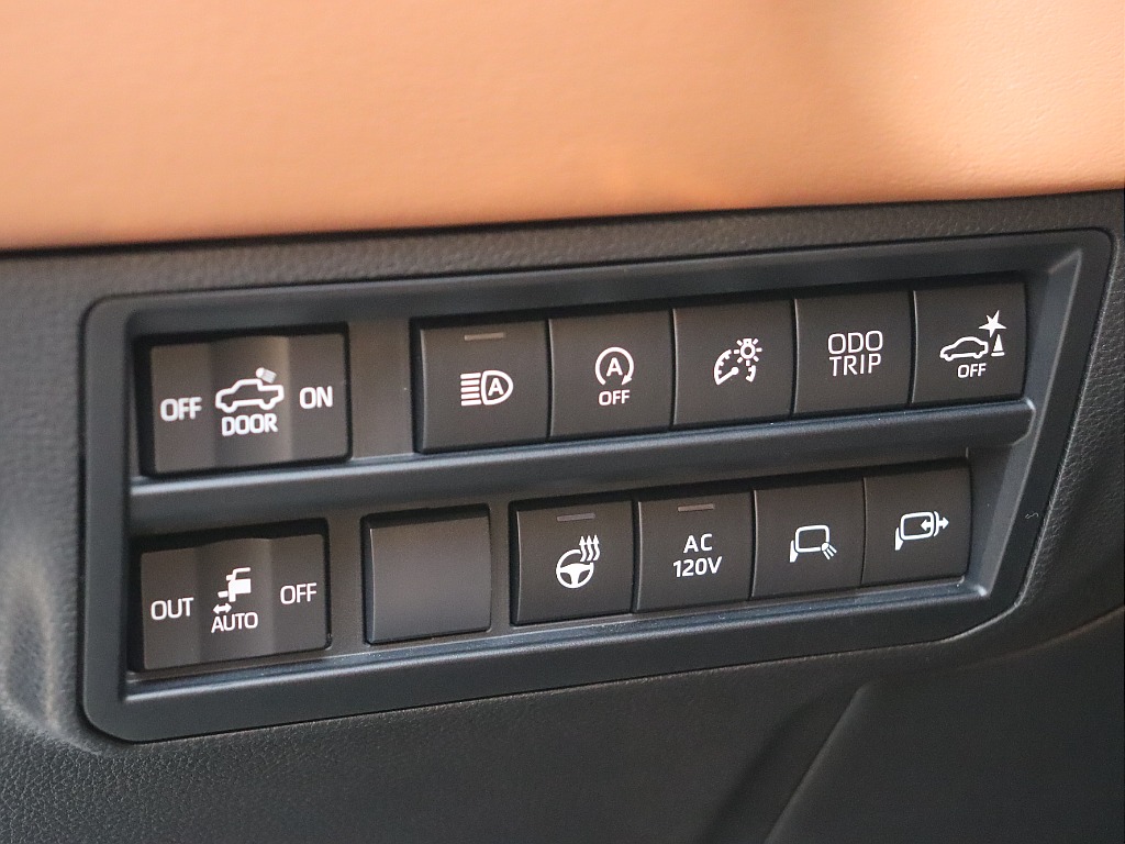 各種スイッチ類！