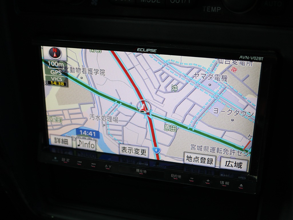 ナビはイクリプス7インチナビが装着済みです！