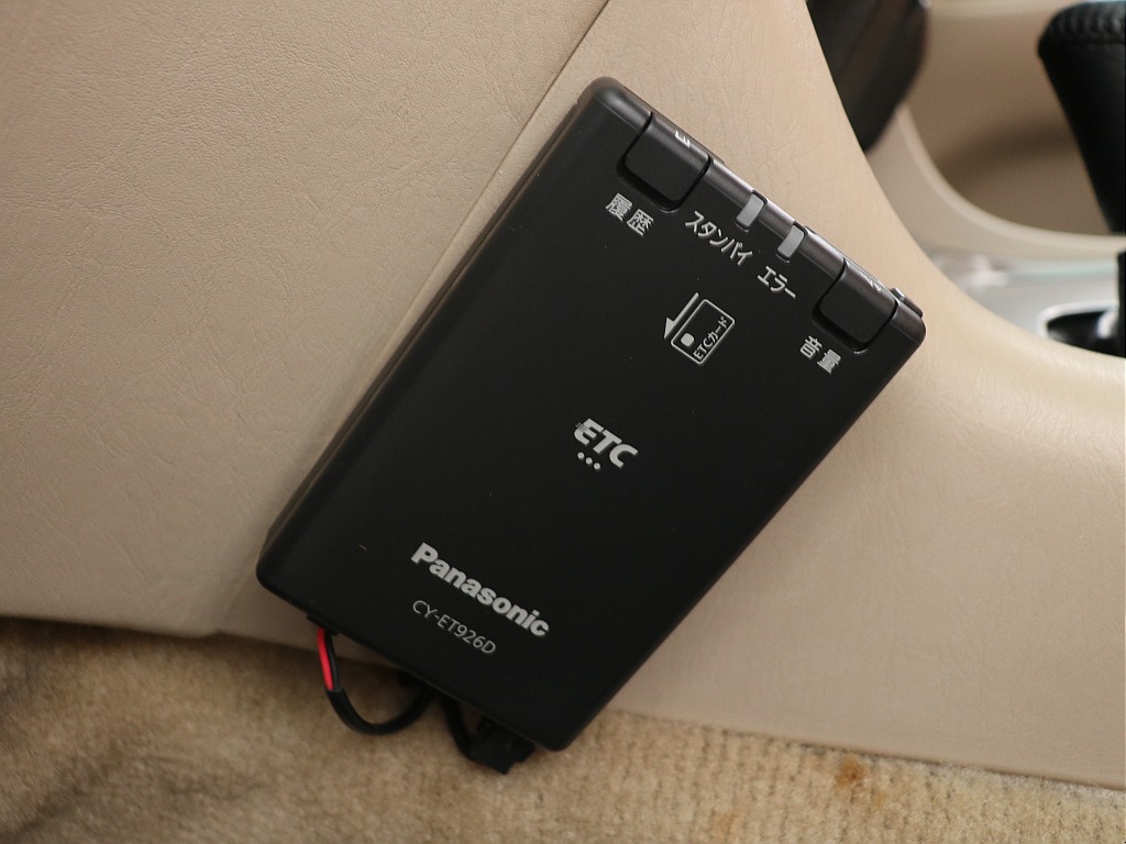 ETC車載器も新品にてインストール致しました！