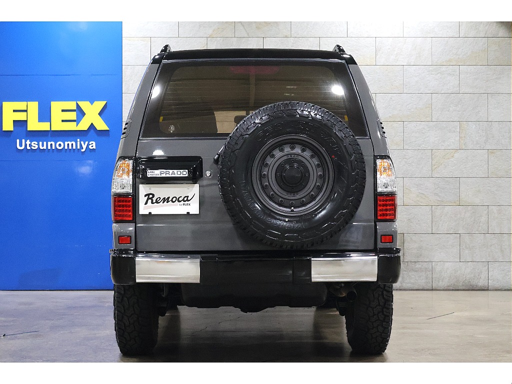 背面タイヤまで揃っているとカッコよさ倍増！