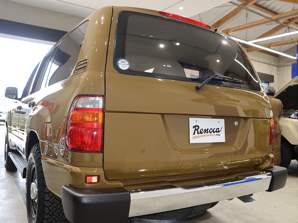 Renoca 106/ランドクルーザー100・走行距離4万キロ台・シシリアンオリーブペイント