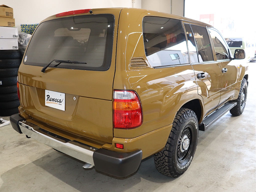 Renoca 106/ランドクルーザー100・走行距離4万キロ台・シシリアンオリーブペイント