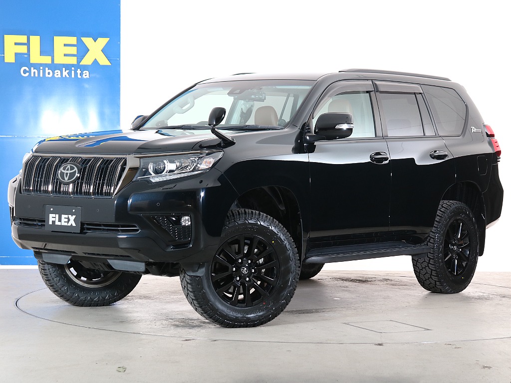 アティチュードブラックマイカカラー特別仕様車：70thアニバーサリーの150プラド！定番カスタムスタイル！