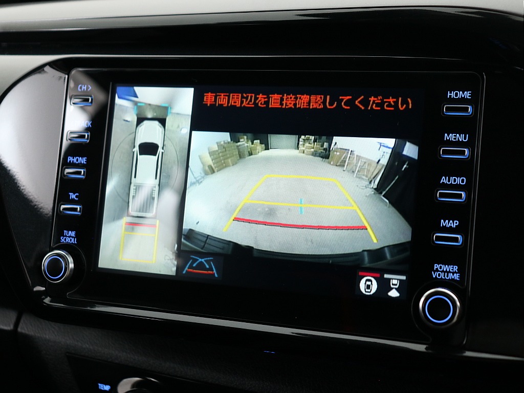バックカメラと連動で車庫入れもラクラク！