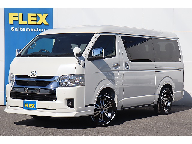 新車ハイエースワゴンＧＬ　４ＷＤ　新作内装架装【ＮＥＷＡＳ】フルフラット/対面対座も可能です♪