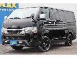 新車ハイエースＶ　スーパーＧＬダークプライムⅡ　2800クリーンディーゼル４ＷＤ　床張り施工済み　ＢＩＧ－Ｘ11インチナビ