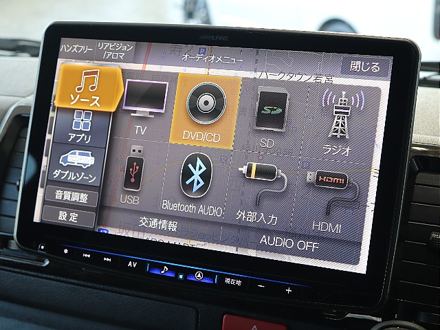 BIG-X１１インチ※音楽録音.DVD再生.Bluetooth.フルセグ　大画面で角度変えられるフローティングナビです！