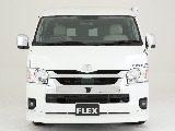 FLEXオリジナルリップスポイラーで正面からの印象Good☆