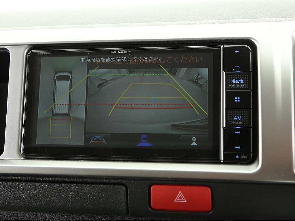 パノラミックモニターで360度見えるので安心安全☆