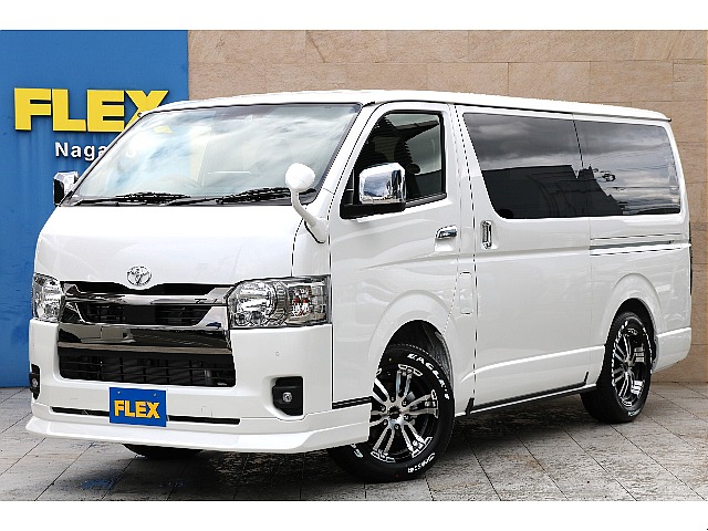 新車ハイエースバンS-GL DP2/ディーゼル4WD ローダウン フロントスポイラー アルパインナビ ベッドキット【全国陸送納車可】