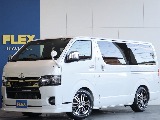 【新車】ハイエースバン　ダークプライムⅡ　ガソリン　2WD　パールホワイト オリジナルのFLEXカスタムのお車入庫致しました☆☆