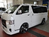 新車ハイエースＶダークプライムⅡ２０００ガソリン２ＷＤＦＬＥＸカスタム完成！！アルパイン１１インチナビビルトインＥＴＣ２．０ＨＤＭＩポート増設済み！！オリジナルパーツ多数装備済！！