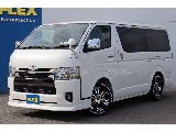 新車ハイエースＶ　スーパーＧＬダークプライムⅡ　2000ガソリン　両側パワースライドドア　床張り施工済み