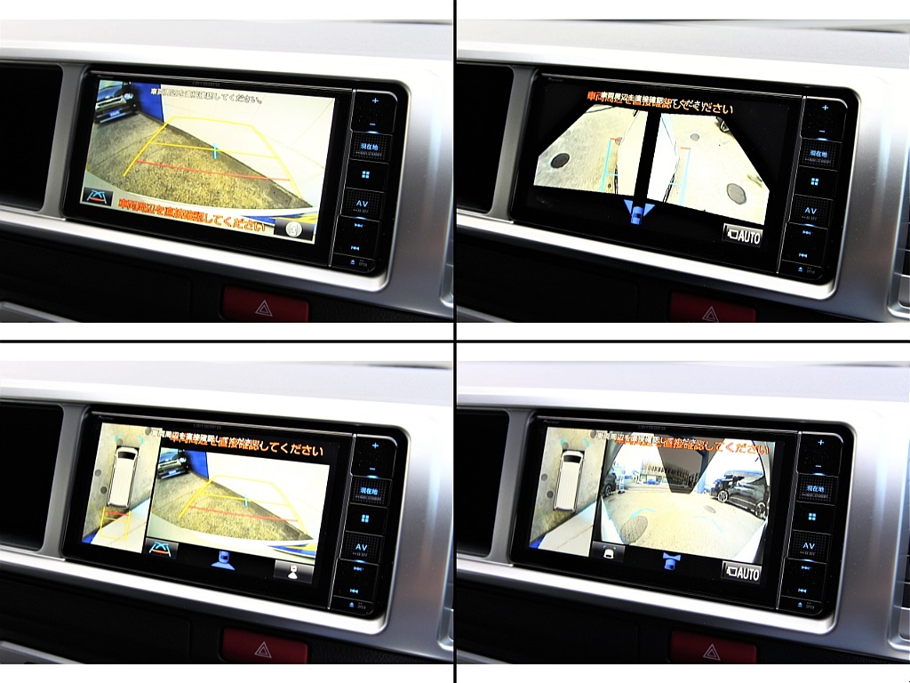 フロント サイド リアカメラ完備！！パノラミックビューモニター機能もついてますよ♪