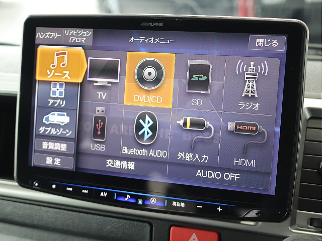 大人気のアルパインBIG-X11インチナビ☆BluetoothやCD、DVD、TVなどが使用可能です♪♪