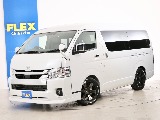 新車　ハイエースワゴンＧＬ　１０人乗り３ナンバー登録　ガソリン２ＷＤ　ＦＬＥＸオリジナル内装アレンジ【Ｒｅｌａｘｉｎｇ】！