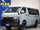 新車ハイエースＶＳ－ＧＬアースカラーパッケージカスタム車両完成！！アルパイン１１インチナビＨＤＭＩソケットビルトインＥＴＣ２．０装備オリジナルシートカバーオリジナルベットＫＩＴ装着済み！！