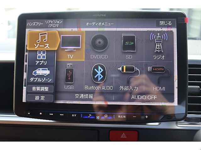 Bluetooth/ＤＶＤ再生/音楽録音も可能♪走行中の視聴も可能です♪