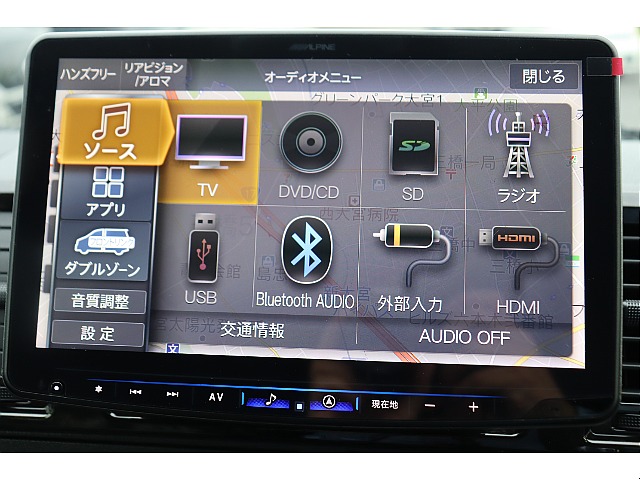 大画面のＢＩＧ－Ｘ１１インチ！　Bluetooth/ＤＶＤ再生/音楽録音も可能♪走行中の視聴も可能です♪