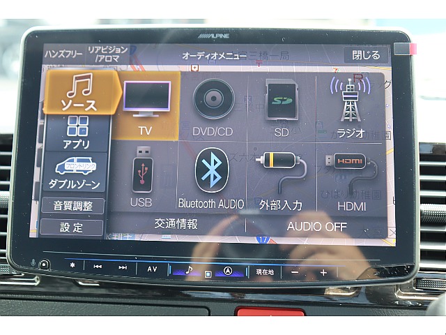 Bluetooth/ＤＶＤ再生/音楽録音も可能♪走行中の視聴も可能です♪