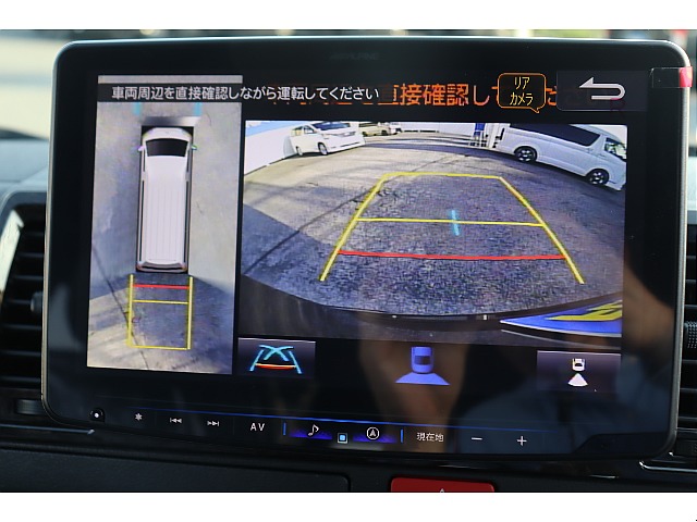 360度車両周辺が確認可能なパノラミックビューモニター装着済み♪