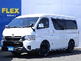 新8型ハイエースワイドバンガソリン4WD！T-FORCEフロントスポイラー装着車☆