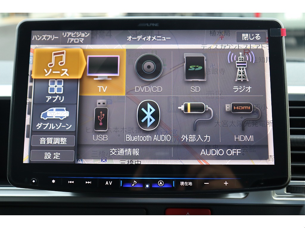 Bluetooth/DVD再生/音楽録音も可能です♪走行中の視聴も可能です♪