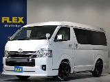 新車ハイエースワゴンＧＬ４ＷＤＦＬＥＸオリジナルキャンピングカーBELUGA入庫！！大人6人乗車、就寝２名の使い勝手良好な１台！！ＦＬＥＸオリジナルパーツ多数装備済み！！