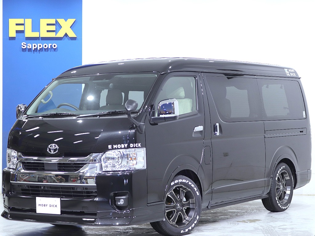 トヨタ ハイエース ワゴン2.7GLロング ミドルルーフ 4WD 【MOBY DICK】【BELUGA】 北海道