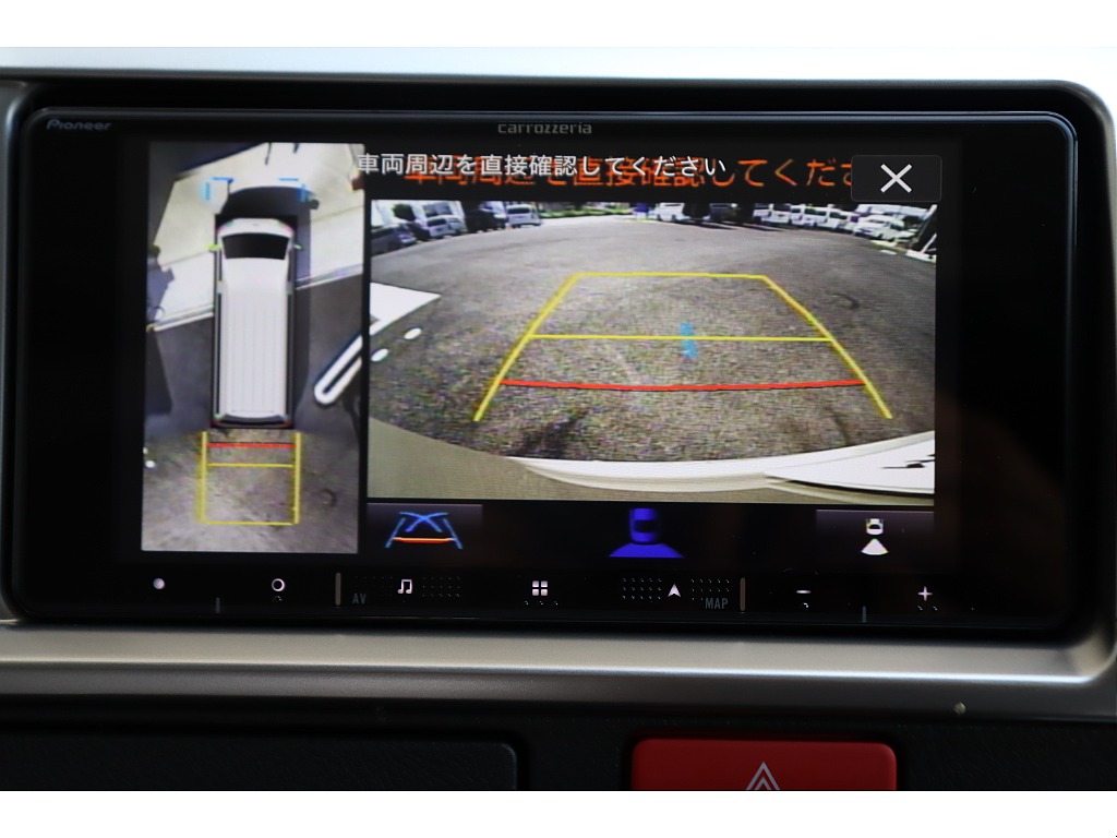 ３６０度車両周辺が確認可能なパノラミックビューモニターも装備済み！