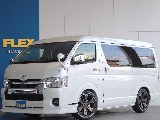 【新車】　ハイエースワゴン　ガソリン2WD　パールホワイト 後席フルフラット展開可能な内装架装アクロスが入庫致しました☆☆