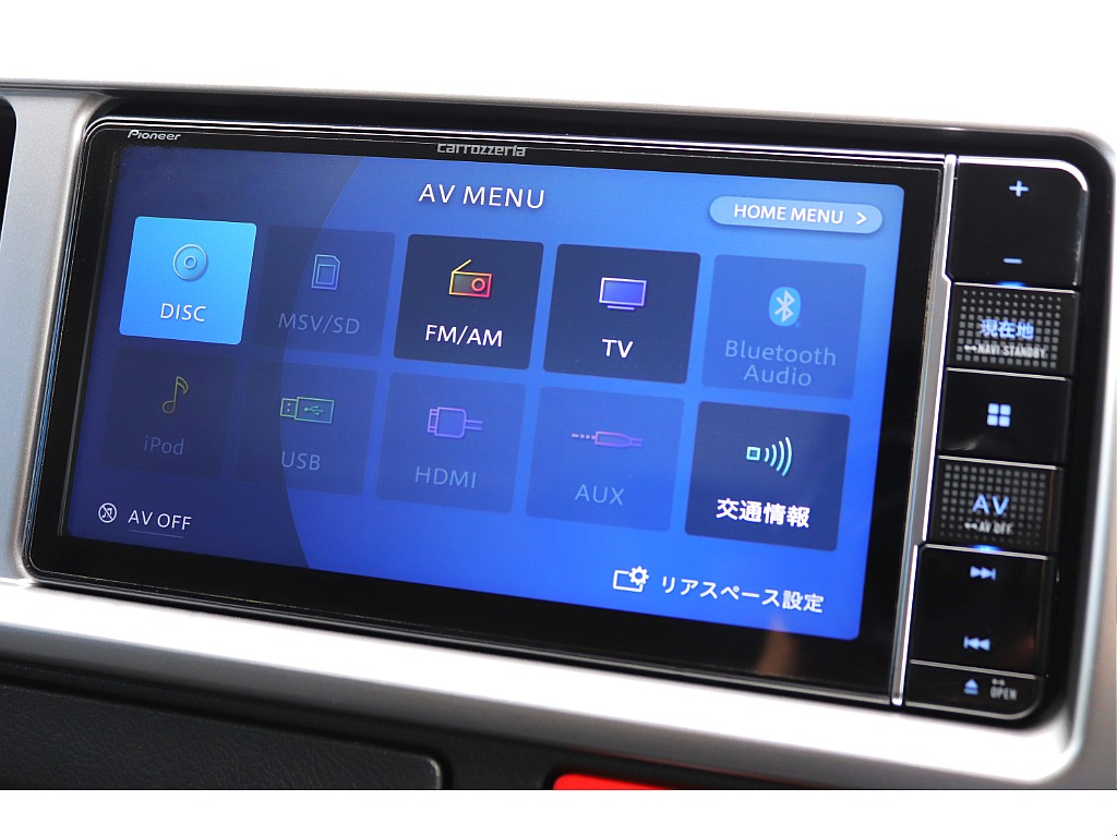 カロッツェリア７インチＳＤナビ完備♪