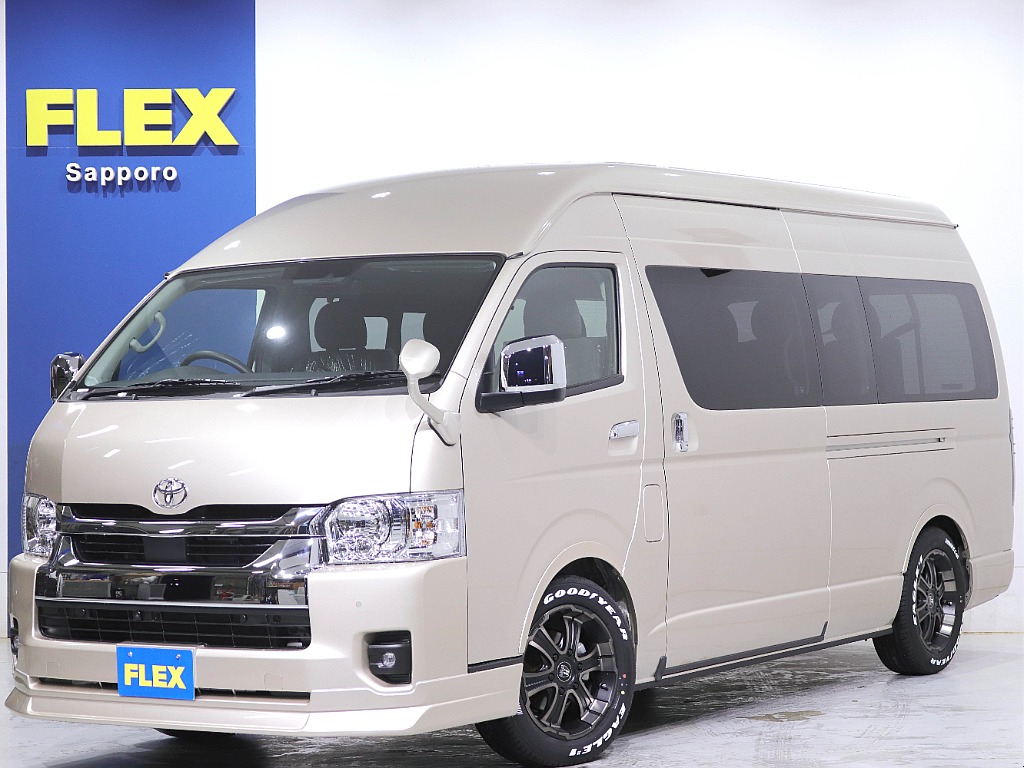 トヨタ ハイエース ワゴン2.7グランドキャビン 4WD 【BIG-XドラレコPKG】【10人乗り/3No】 北海道