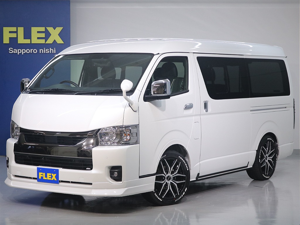 トヨタ ハイエースバン 5D2.7スーパーGL DプライムⅡワイドL 4WD 【FLEX COSTOM】【Type2Beｄ】 北海道