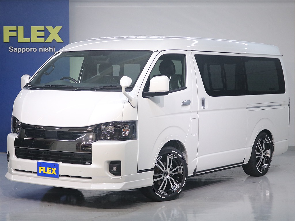 トヨタ ハイエースバン 5D2.7スーパーGL DプライムⅡワイドL 4WD 【FLEX COSTOM】【Type2Beｄ】 北海道