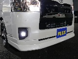 新車ハイエースＶダークプライムⅡ２０００ガソリン２ＷＤ床張りベットＫＩＴパッケージ完成！！アルパイン１１インチナビビルトインＥＴＣ２．０装備！！ＦＬＥＸオリジナルパーツ多数装備済！！