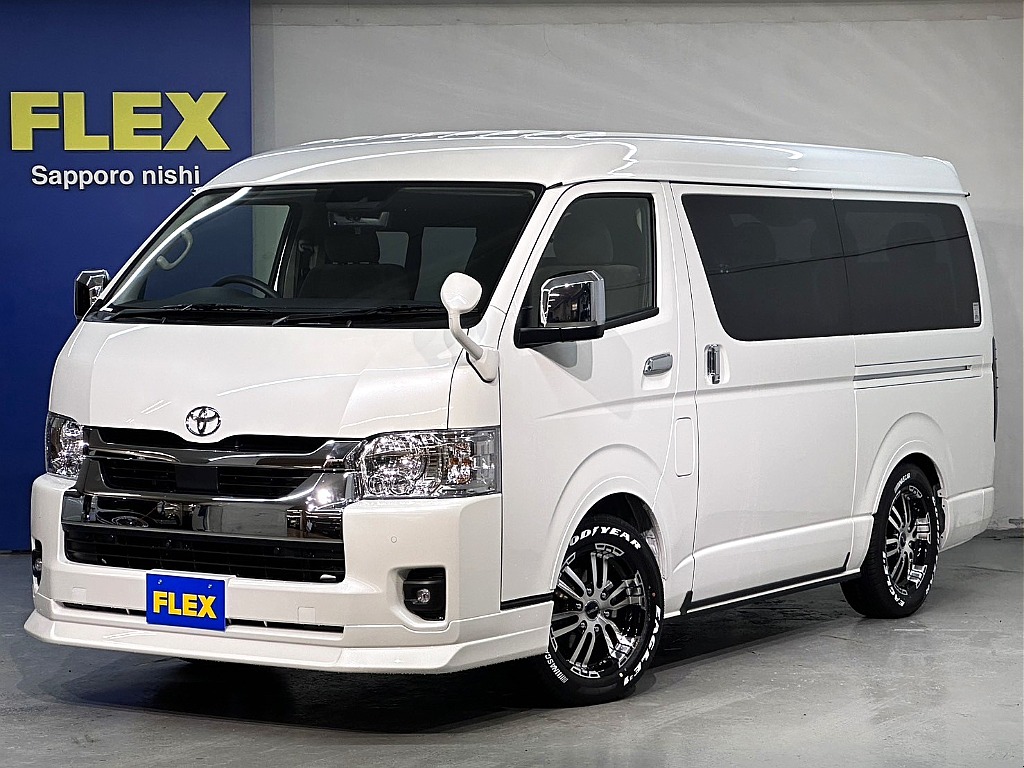 トヨタ ハイエース ワゴン2.7GLロング ミドルルーフ 4WD 【FLEX ORIGINAL NEWAS】 北海道