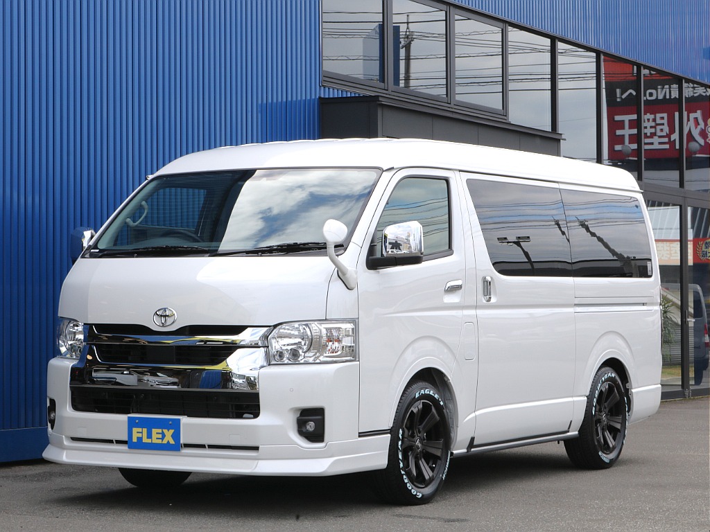 トヨタ ハイエース ワゴン2.7GLロング ミドルルーフ 4WD 内装架装 NEWAS アルパインナビ 石川県の詳細画像 その20