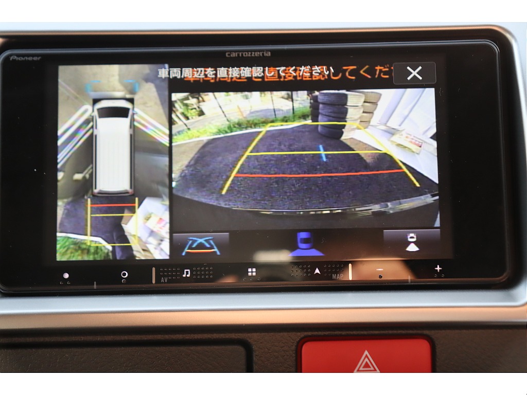 ３６０度車両周辺が確認可能なパノラミックビューモニターも装備！画面切り替えでフロント左右の確認も可能です♪