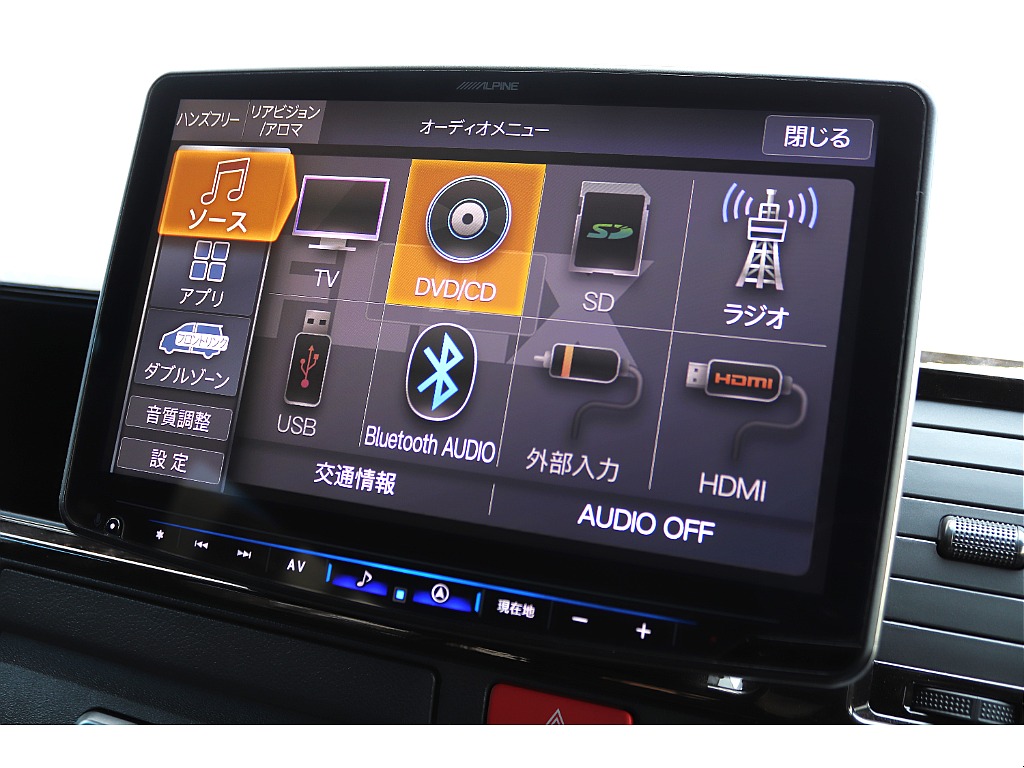 ＡＬＰＩＮＢＩＧ-Ｘ１１型フローティングＳＤナビ完備♪