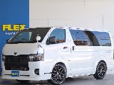 【新車】ハイエースバン　ダークプライムⅡ　ディーゼル　2WD　ブラックマイカ ベッドキットのFLEXカスタムのお車入庫致しました☆☆