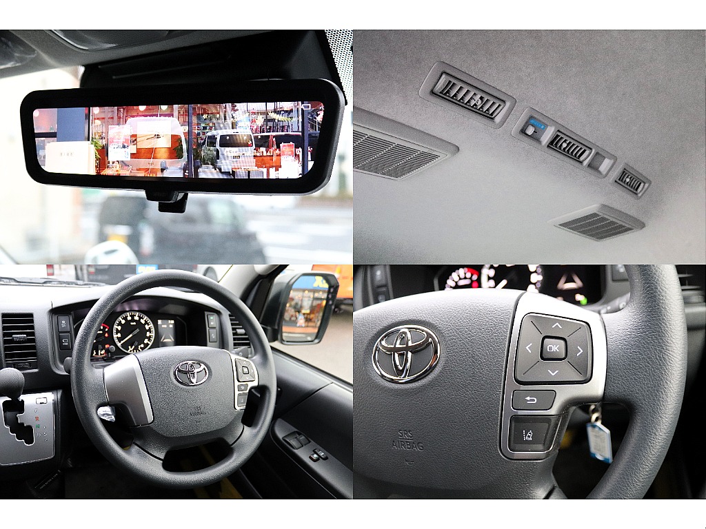 デジタルインナーミラーやリアクーラー・ヒーターなども完備！