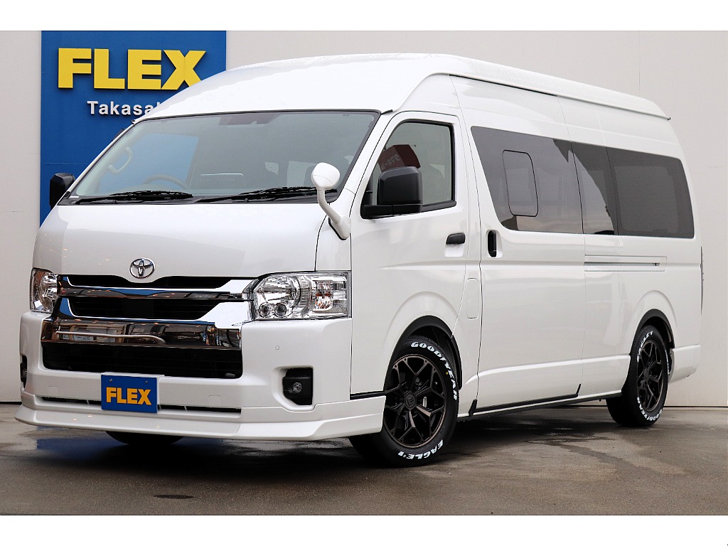 新車ハイエースバンDX GLパッケージ ガソリン4WD！！フローリング施工済み♪ベットキット！！