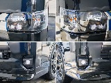 LEDのヘッドライトはインナーをブラックで塗装してます！