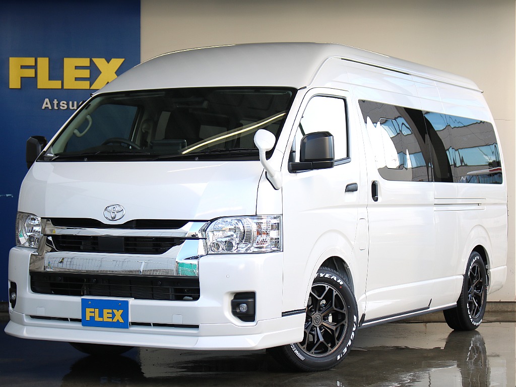新車　ハイエースバン 2.7 DX ワイド スーパーロング ハイルーフ GLパッケージ 4WD　広々スペース確保の6人乗り！